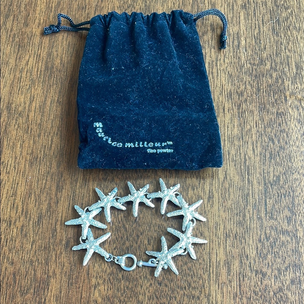 Maurice Miller Starfish Silver Bracelet